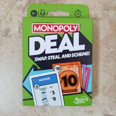 Hasbro Games 2024 Monopoly Deal Swap, Steal, and Scheme! 2-5 players 8+ New