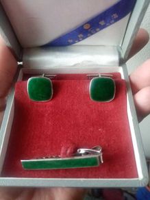 Cufflinks and tie pin
