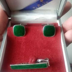 Cufflinks and tie pin