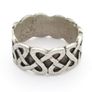 Sterling Silver Celtic Knot Ring, Full British Hallmarks Image 2