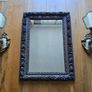 Vintage Ornate Mirror & Pair of Italian Gilt Wall Sconces  Complete Set Image 2
