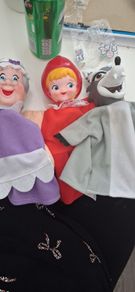 Little red riding hood hand puppets
