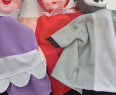 Little red riding hood hand puppets