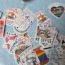 Cute 2 pieces  Sewing Crafting quiltting stickers for Crafting Sewing machine etc Image 5