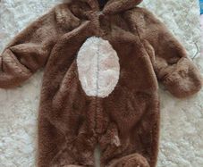 Baby Boy Bear Pramsuit 0-3 mths