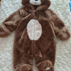 Baby Boy Bear Pramsuit 0-3 mths