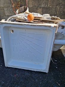 Shower tray used