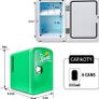 Sprite 4L 6 Can Portable Cooler/Warmer, Compact Personal Travel Mini Fridge for Snacks Lunch Drinks, Includes 12V and AC Cords,Desk Accessory for Home Office Dorm Car (FREE SHIPPING) Image 3
