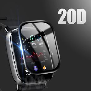 1Pcs 20D Full Coverage Soft Protective Film Cover For Amazfit GTS 2e Smart Watch Screen Protector (Not Glass)