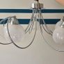5-Light Chrome Ceiling Chandelier Image 3