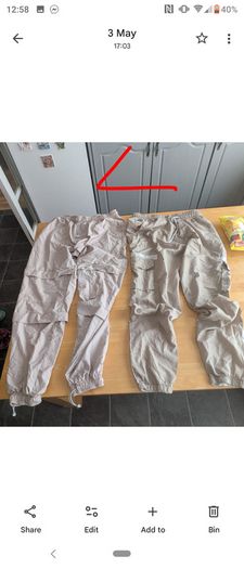 Large selection of men's trousers for sale,various sizes,some tagged