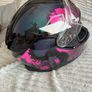 Shark ladies helmet 3 Mayfer Black Violet Glitter Image 4
