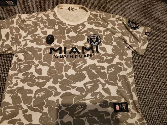 t-shirt bathing ape X Miami