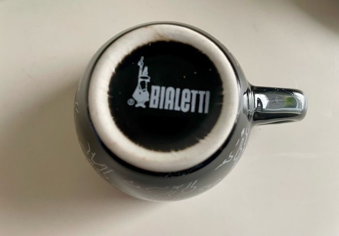 Bialetti Espresso Cup and Saucer Set 5 Piece Colourful Set Brand New