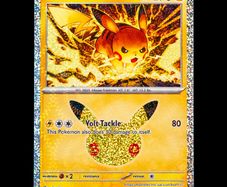 Pikachu 024/128 Holo Rare 02/30 30th Celebration Anniversary Pokemon Card
