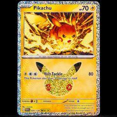 Pikachu 024/128 Holo Rare 02/30 30th Celebration Anniversary Pokemon Card