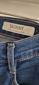 M&S Ladies Indigo Skinny Stretchy Jeans Sz 10UK