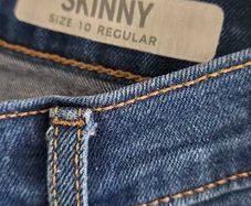 M&S Ladies Indigo Skinny Stretchy Jeans Sz 10UK