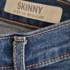 M&S Ladies Indigo Skinny Stretchy Jeans Sz 10UK