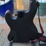 ESP LTD Frank Bello Signature Bass. Custom Satin Black & Red Image 2