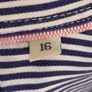 Howick Mens Navy & White Stripe Long Sleeve Shirt Image 9