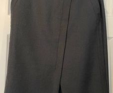 Gerard Darel Grey Wool Skirt - Size 44- UK 16 - New Without Tags