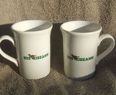 BUS EIREANN (Irish national bus service) - a pair of commemorative/merchandise mugs (c.1990s)