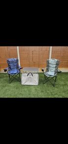 Camping chairs and tables