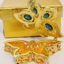 Butterfly Handmade Crystal Studded Trinket Box - Multi Image 5