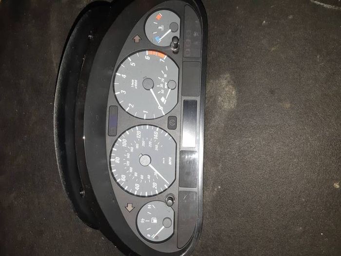 Bmw 3 E46 3 Series Speedometer Mph Instrument Cluster Oem