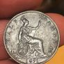 1891 Halfpenny Victoria Image 2
