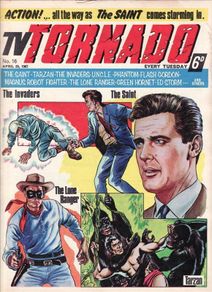 TV Tornado Issue #16 April 29 1967 Vintage 60's Comic City Magazines