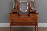 Antique Edwardian inlaid Mahogany and Rosewood dresser