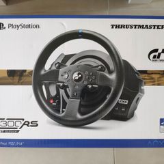 Thrustmaster T300RS GT racing wheel and pedals