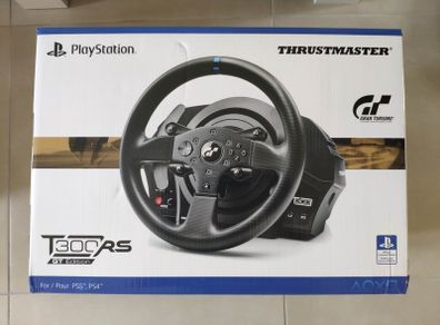 Thrustmaster T300RS GT racing wheel and pedals