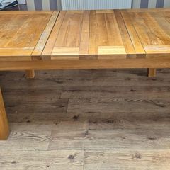 solid wood dining table