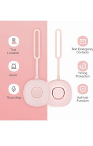 Personal Alarm with GPS Location Tracker and Loud 120DB Siren.