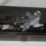 Large Vintage Hardwood Chinese Jade Jewellery Box Image 7