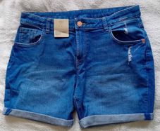 M&S Stretchy Denim Shorts Age 15-16 BNWT