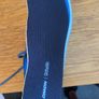 pair of Salomon Ultra Flow 2 Gore-Tex, Men's Versatile Trail Running Waterproof Shoes for Comfort, Good for Hiking and Trail Running on Outdoor Adventures, 2025 GTX Dark Blue Ballad Blue Cherry Tomato Image 5