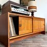 Vintage Retro Mid Century Teak Scandinavian Sideboard/Record Cabinet/TV Unit Image 7