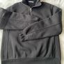 Zara 1/4 zip black sweatshirt Image 4