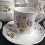 Fabulous J&G Meakin Coffee Set for Six in the Sterling Shape and a Pretty Floral Pattern Called "Springfield" Image 3