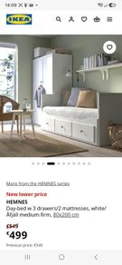 Single convertible bed to double