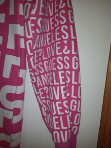 girls guess pink dress