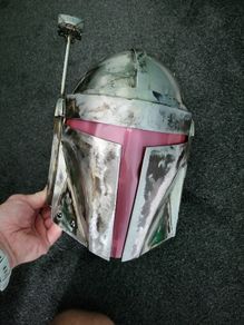 Steel Mandolorian Helmet