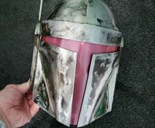 Steel Mandolorian Helmet