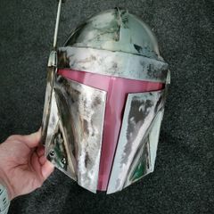 Steel Mandolorian Helmet