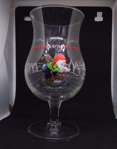 Brasserie D'Achouffe : Tulip Shaped Belgian Beer Glass