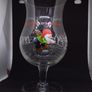 Brasserie D'Achouffe : Tulip Shaped Belgian Beer Glass Image 3